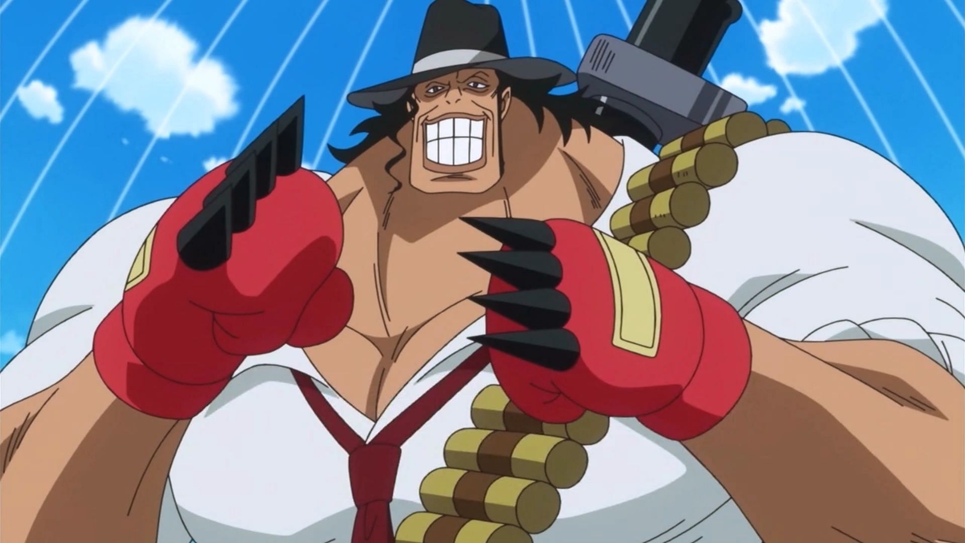 Kelly Funk using the Jacket-Jacket Fruit (Image via Toei Animation)